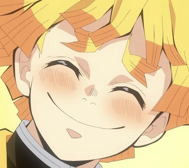 Gương mặt Zenitsu anime mang nét đáng yêu riêng biệt
