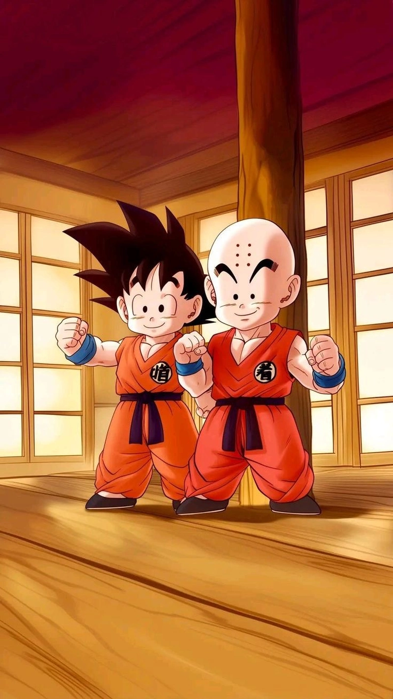 Gương mặt thân thiện của Krillin trong cảnh sinh hoạt thường ngày