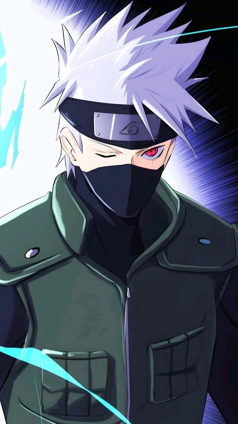 Hình Kakashi ngầu với phong cách ninja cuốn hút