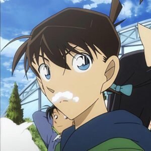 Hình Kudo Shinichi anime phong cách trí tuệ rõ nét
