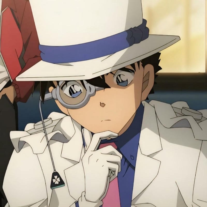 Hình Kuroba Kaito phong cách anime lịch lãm