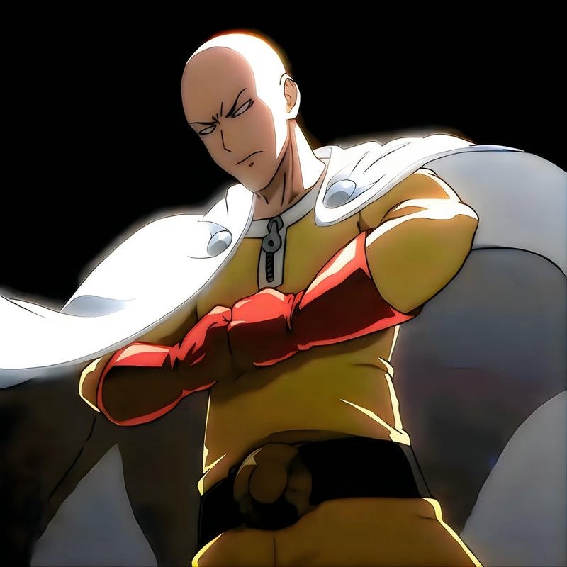 Hình Saitama đơn điệu cùng khí chất bá khí