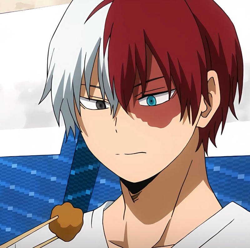 Hình ảnh Shoto Todoroki phong cách anime cuốn hút