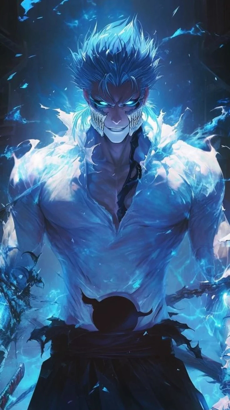 Hình ảnh blue gilly đầy ngạo nghễ cho người hâm mộ Bleach