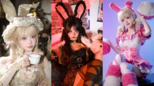 Hình ảnh gái xinh cosplay thỏ thumbnail