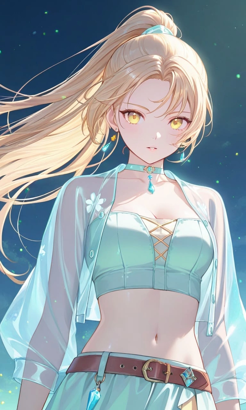 Hình anime nữ cùng phong thái duyên dáng tự nhiên