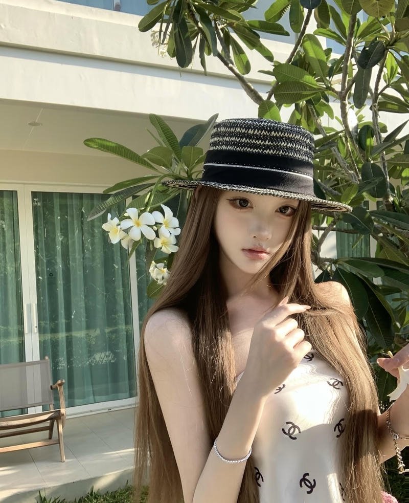 Hình gái xinh douyin sử dụng filter làm mềm ánh sáng