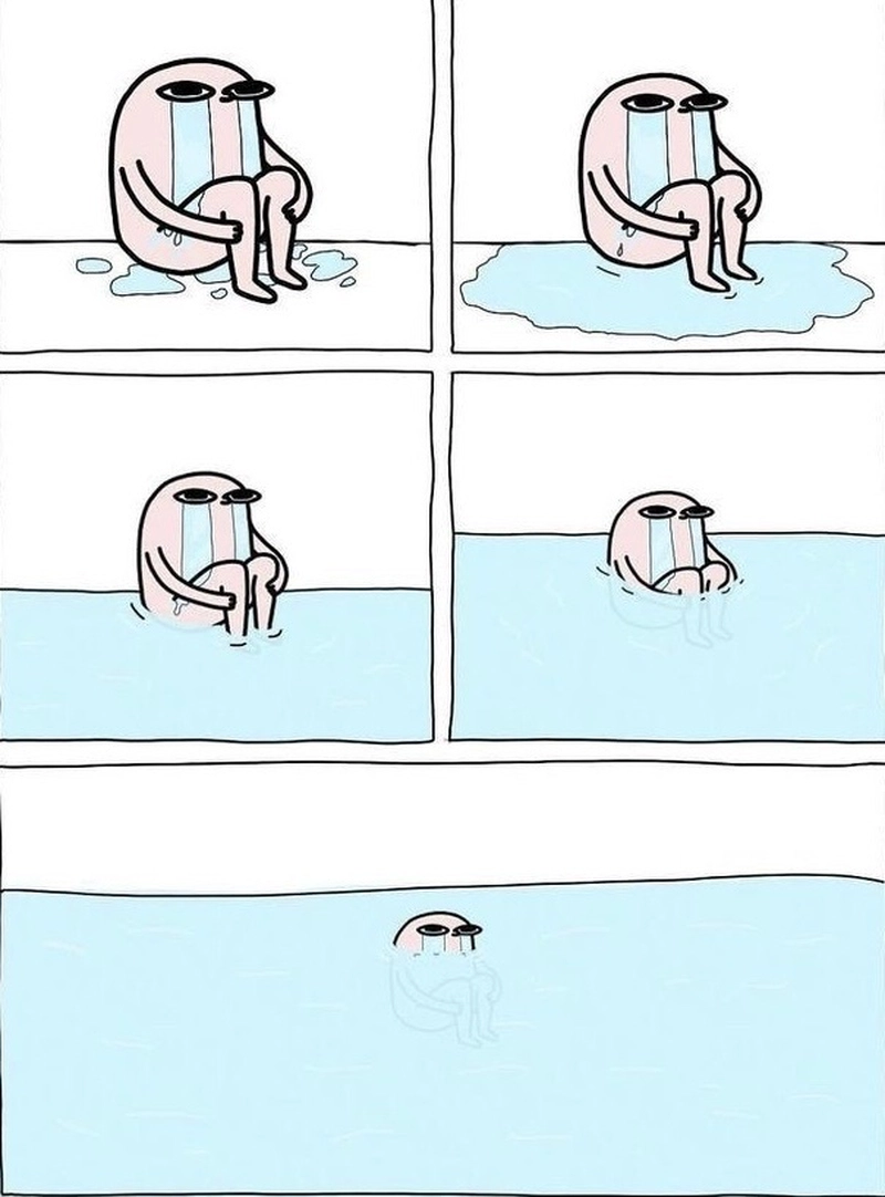 Hình meme thất vọng cùng ánh mắt mất hết hy vọng