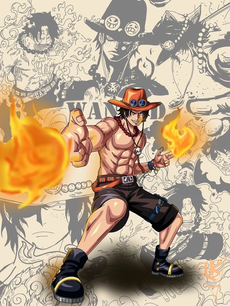 Hình nền anime Ace cho fan One Piece tải về