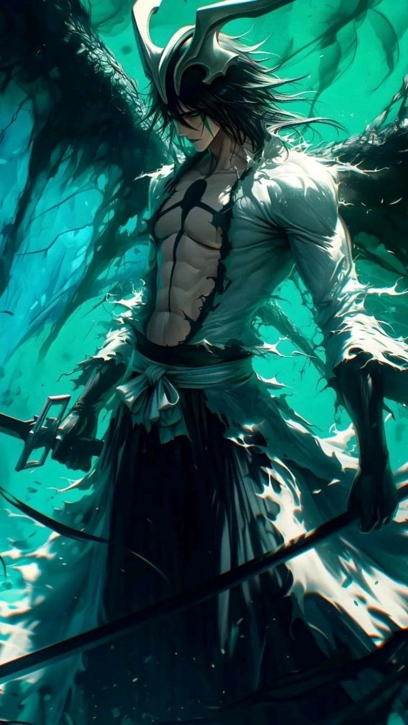Hình nền anime Bleach tông màu lạnh cuốn hút người xem