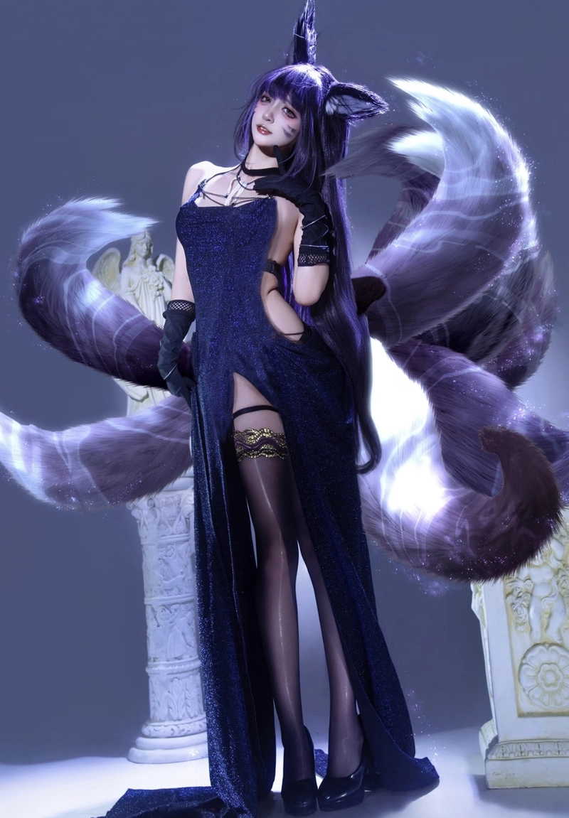 Ảnh gái xinh cosplay cáo cực kỳ dễ thương