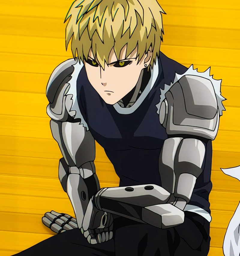 Khoảnh khắc anime Genos với tạo hình hành động