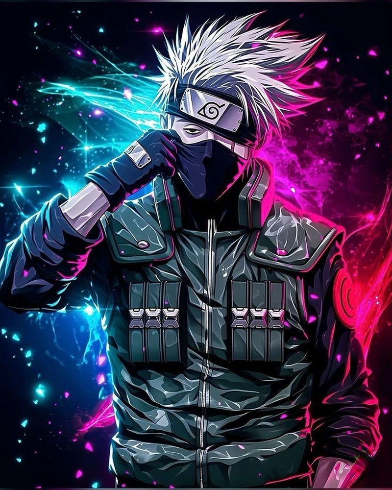 Khung hình Kakashi ngầu với vẻ ngoài đầy bản lĩnh