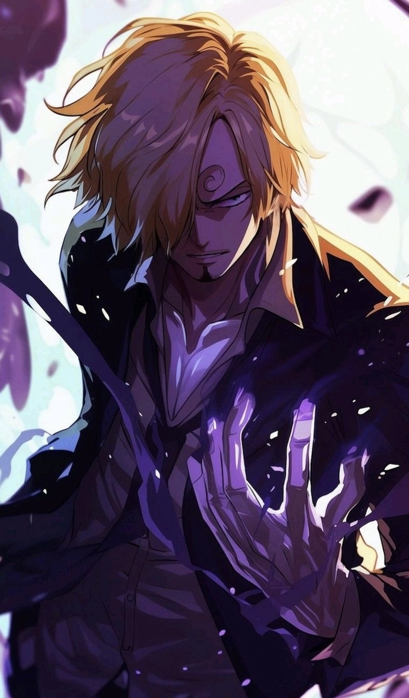 Khung hình Sanji cùng ánh mắt sắc bén nổi bật