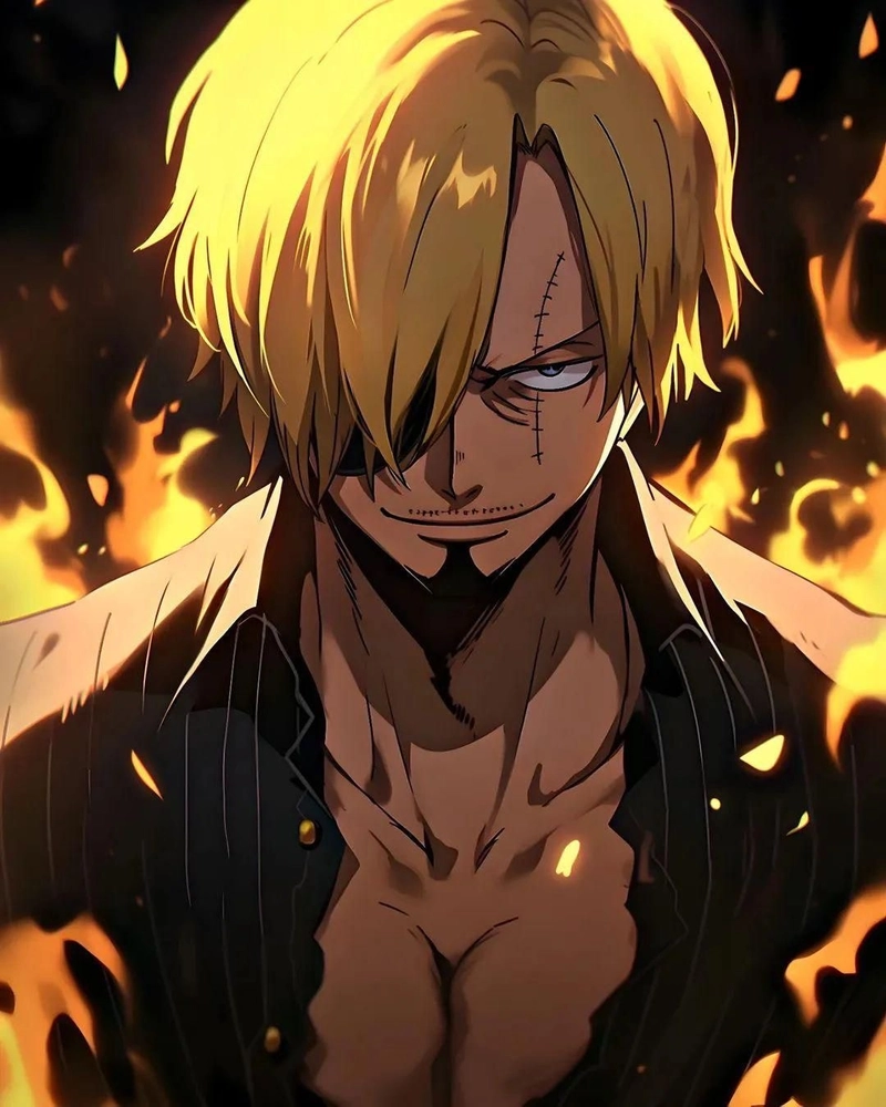 Khung hình Sanji cùng vẻ ngoài cuốn hút đặc trưng