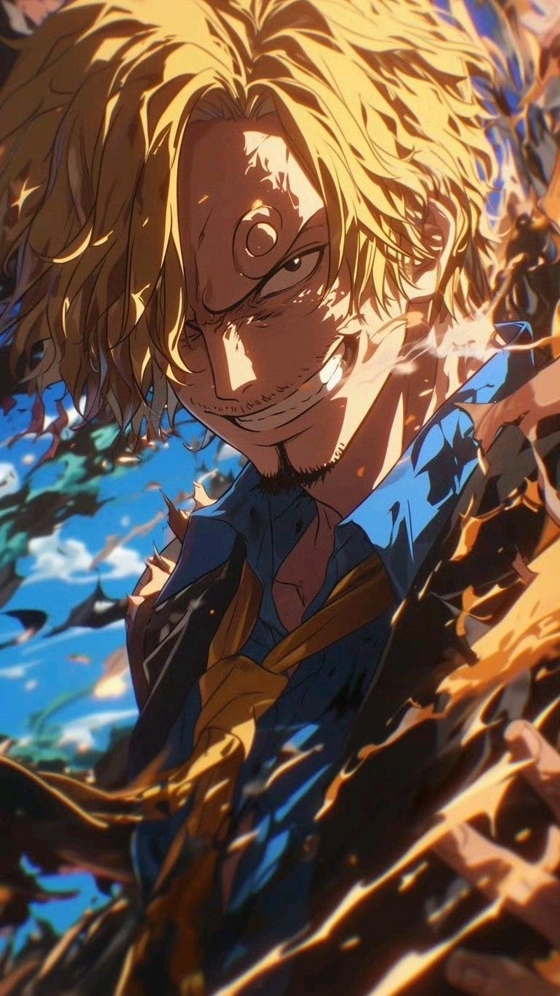 Khung hình Sanji mang khí chất mạnh mẽ nam tính