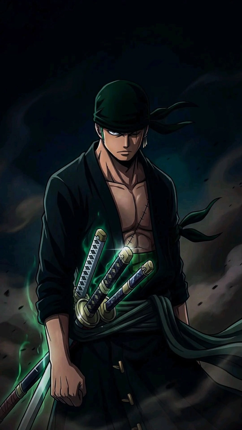 Khung hình Zoro trong khoảnh khắc hành động đẹp mắt