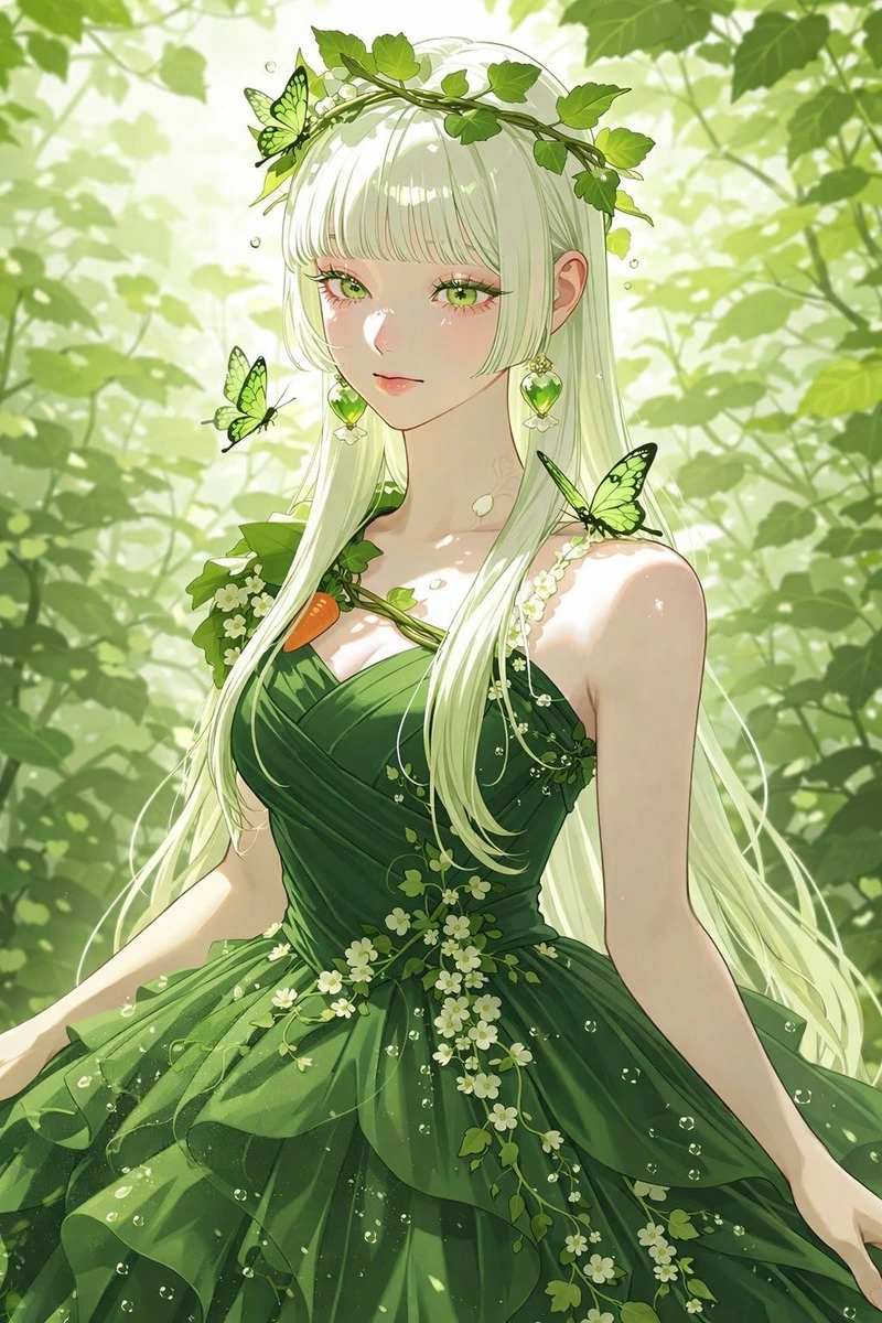 Khung hình anime nữ với biểu cảm đáng yêu tự nhiên
