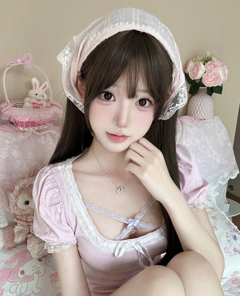 Khung hình cận làm rõ đường nét ảnh gái xinh 2k2
