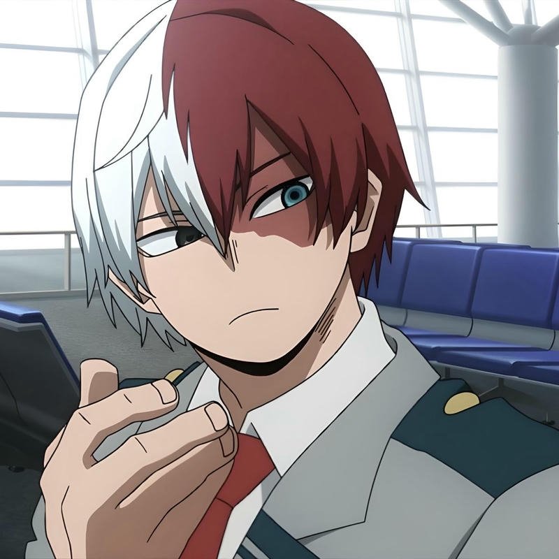 Nét Shoto Todoroki phong cách anime đẹp