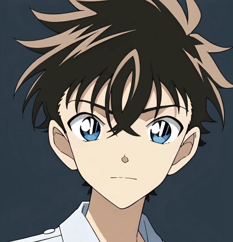 Nét vẽ Kuroba Kaito phong cách anime tinh tế