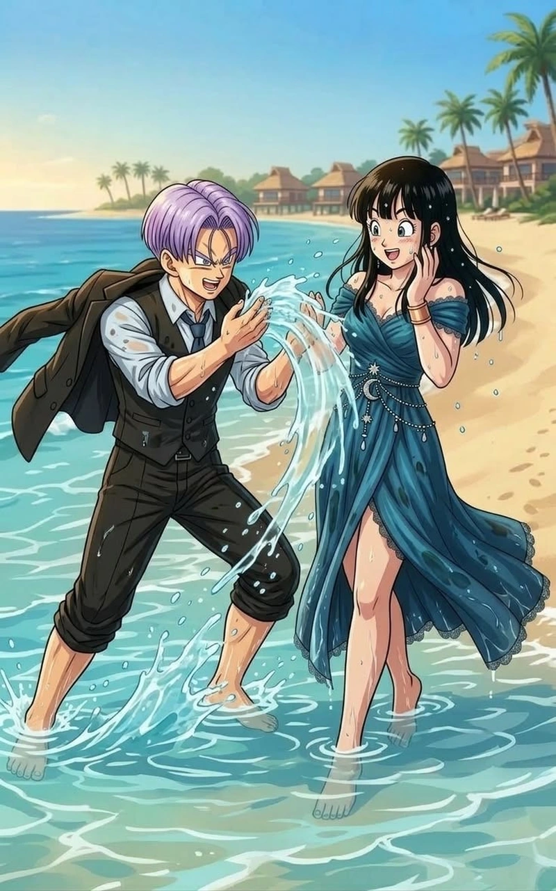 Nhân vật Dragon Ball phong thái anh hùng Trunks
