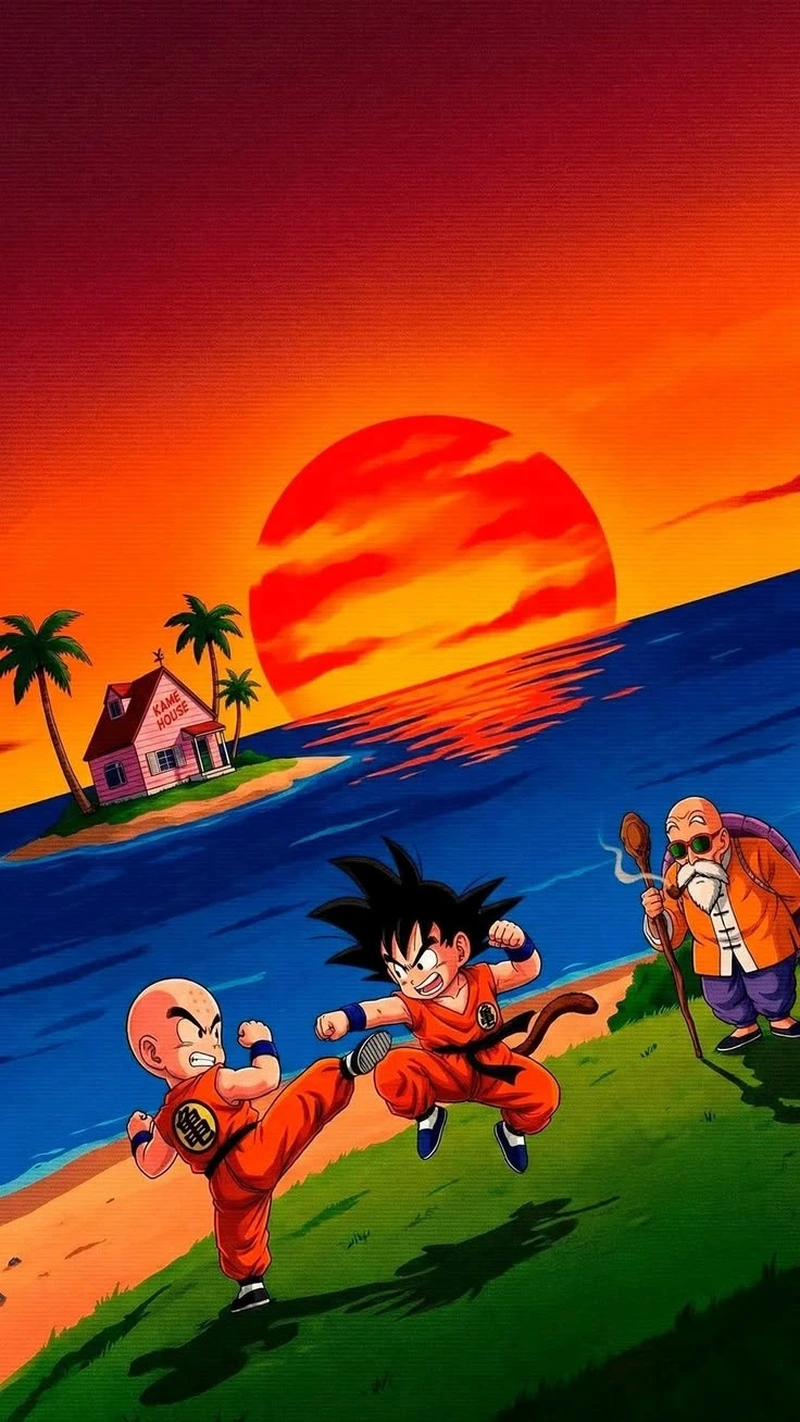 Nhân vật Krillin thể hiện tinh thần chiến đấu không bỏ cuộc