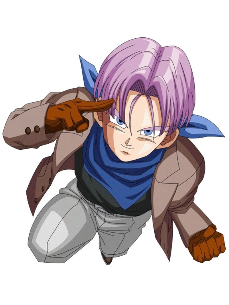 Nhân vật anime tóc tím lạnh lùng giống Trunks DBZ