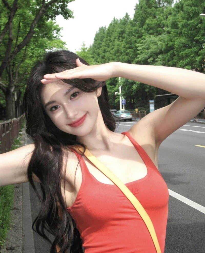 Nụ cười ngọt ngào của gái xinh 2k5