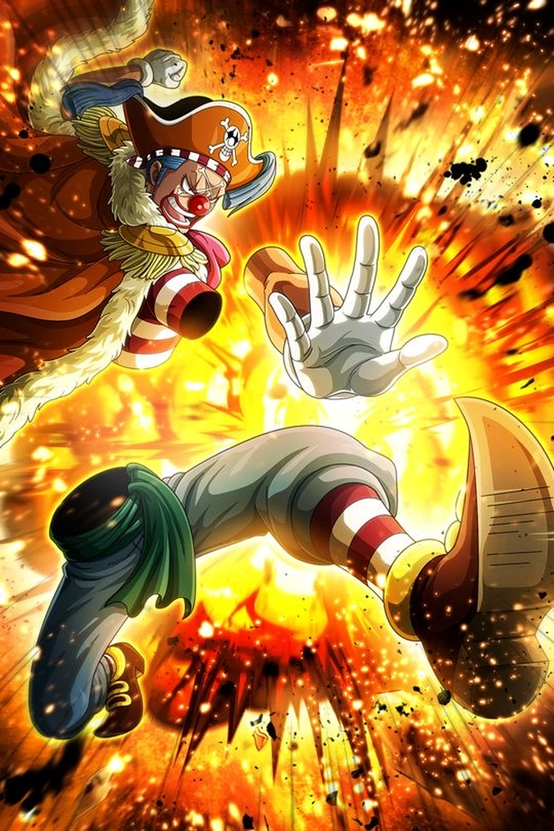 Phong cách vẽ anime sinh động của nhân vật hề Buggy