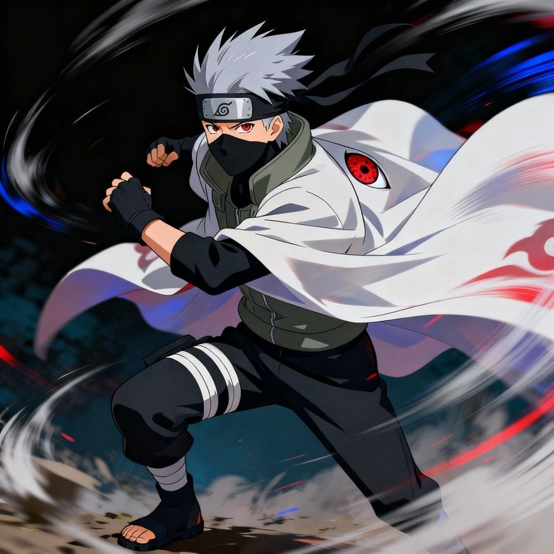 Tạo hình Kakashi ngầu mang phong cách ninja bí ẩn