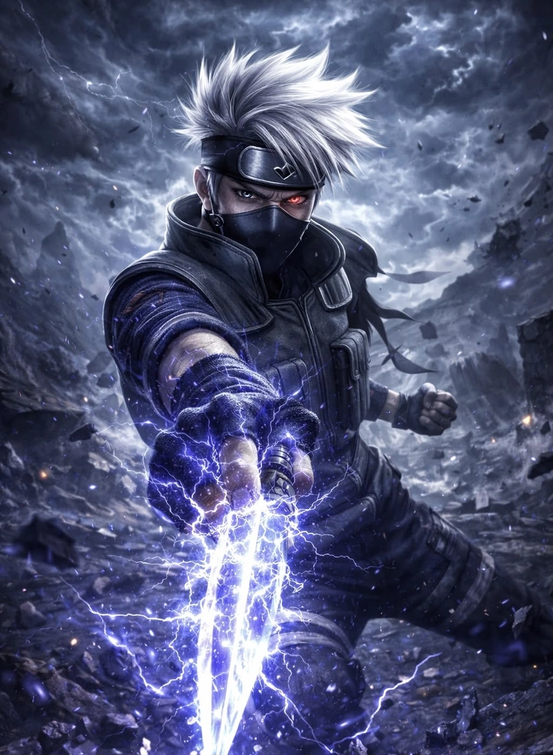 Tạo hình Kakashi ngầu với vẻ ngoài lạnh lùng cá tính