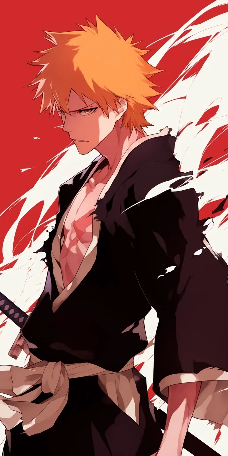 Tạo hình Kurosaki Ichigo với thần thái mạnh mẽ cuốn hút
