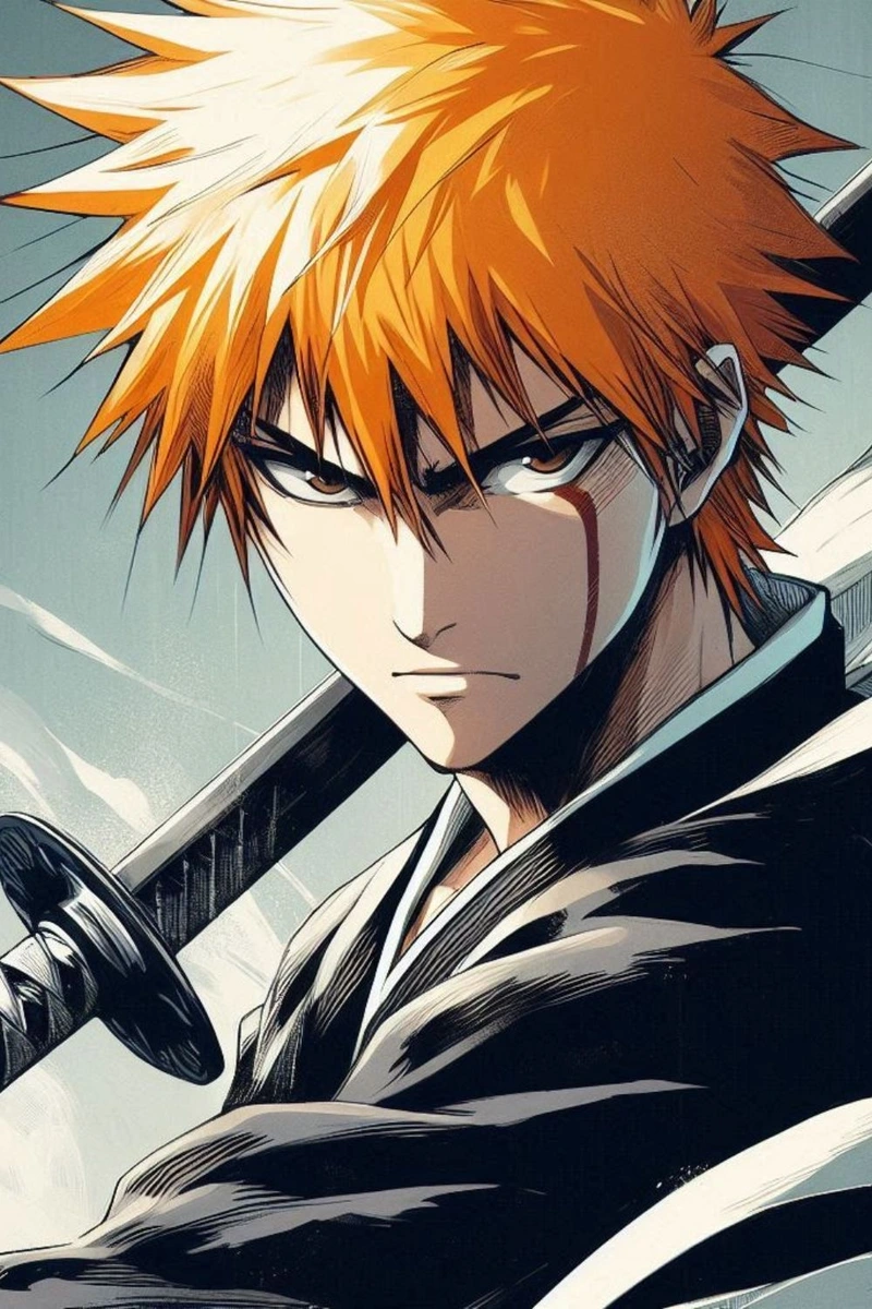 Tạo hình Kurosaki Ichigo với vẻ ngoài mạnh mẽ đặc trưng
