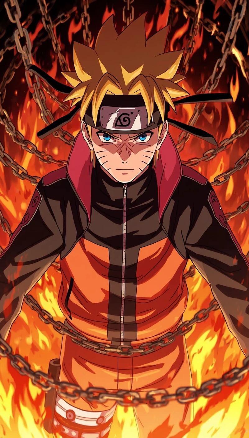 Tạo hình Naruto ngầu mang khí chất anh hùng nổi bật