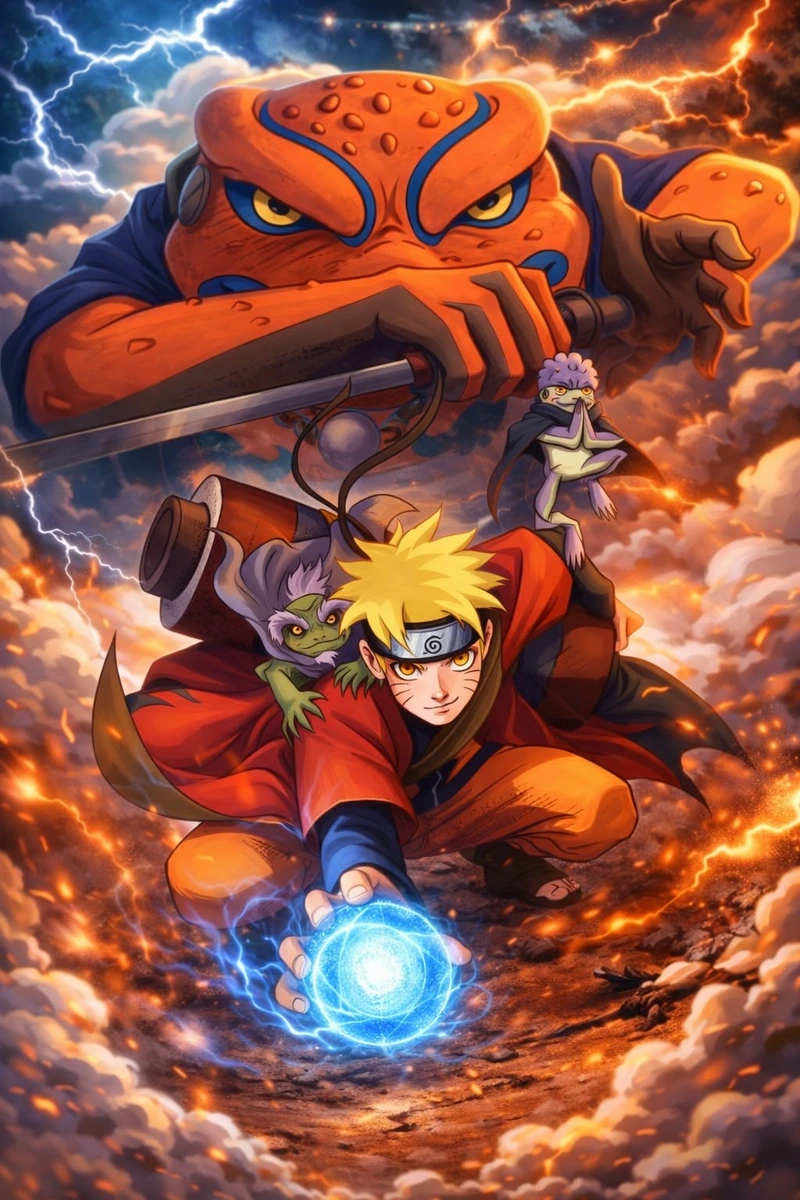 Tạo hình Naruto ngầu với khí chất anh hùng cuốn hút