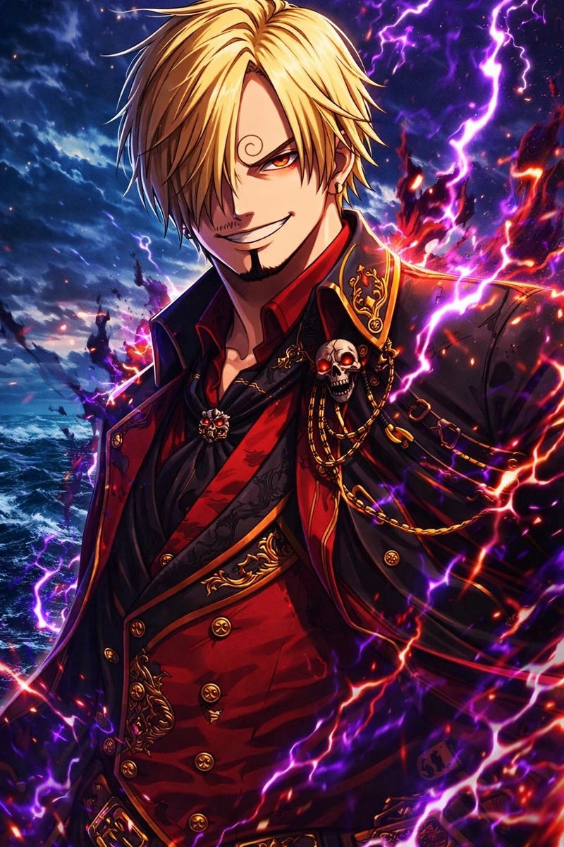 Tạo hình Sanji với ngoại hình nam tính cuốn hút