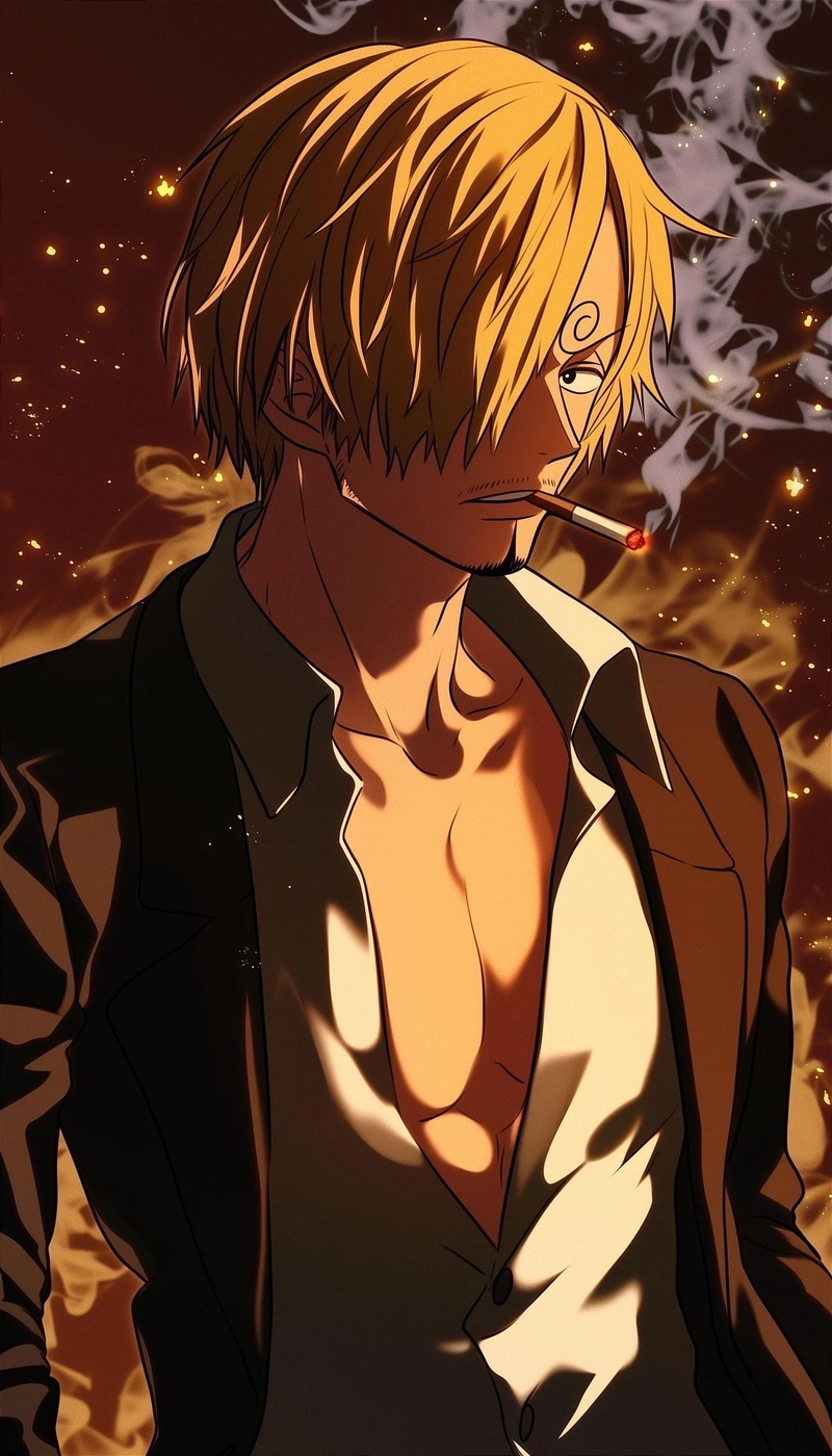 Tạo hình Sanji với vẻ ngoài điển trai nổi bật