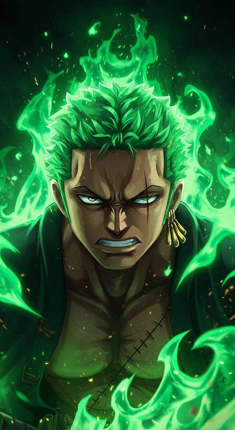 Tạo hình Zoro cùng vẻ ngoài cứng rắn nam tính