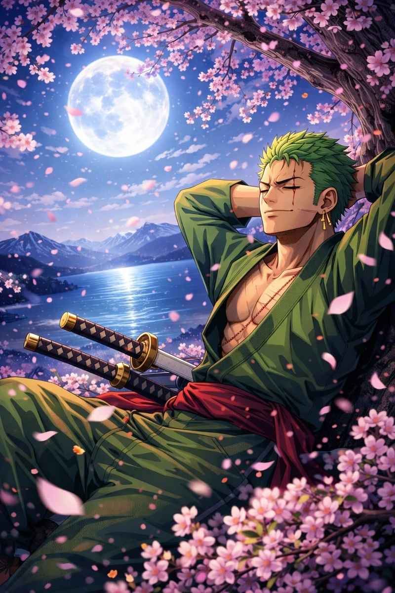 Tạo hình Zoro với phong cách chiến đấu đặc trưng