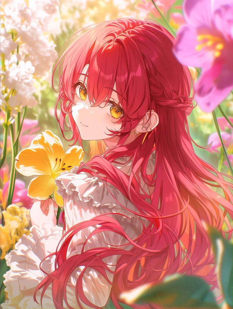 Tạo hình anime nữ với vẻ đẹp tinh tế nổi bật