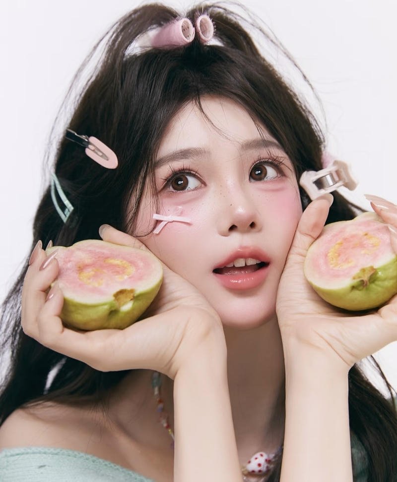 Tông màu sáng giúp nổi bật vẻ ngoài gái xinh 2k3