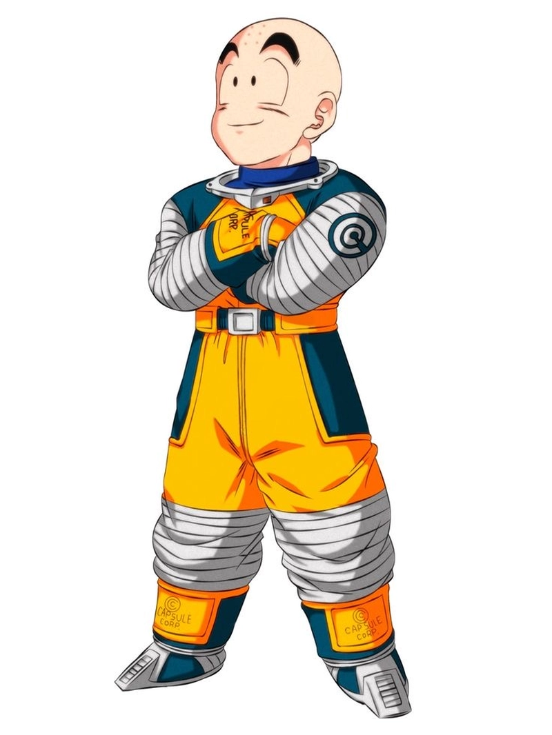 Tư thế chiến đấu linh hoạt của Krillin trong Dragon Ball