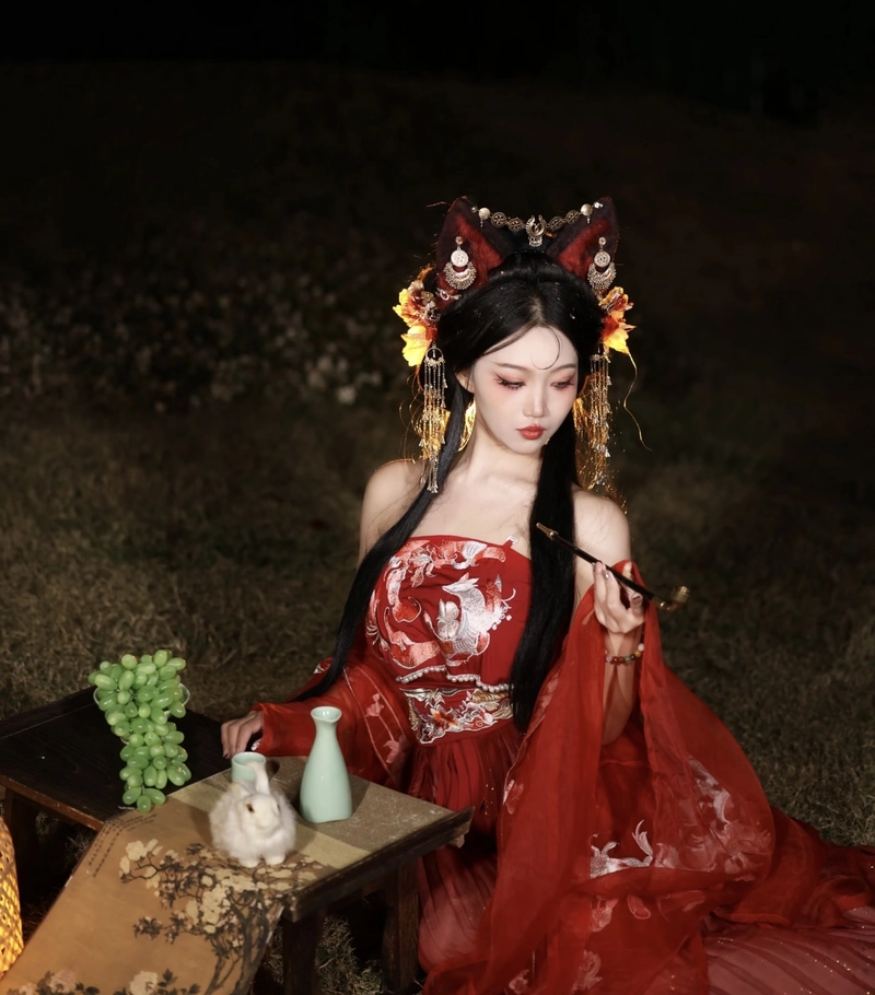 ảnh cô gái cosplay cáo với tạo hình đáng yêu nổi bật