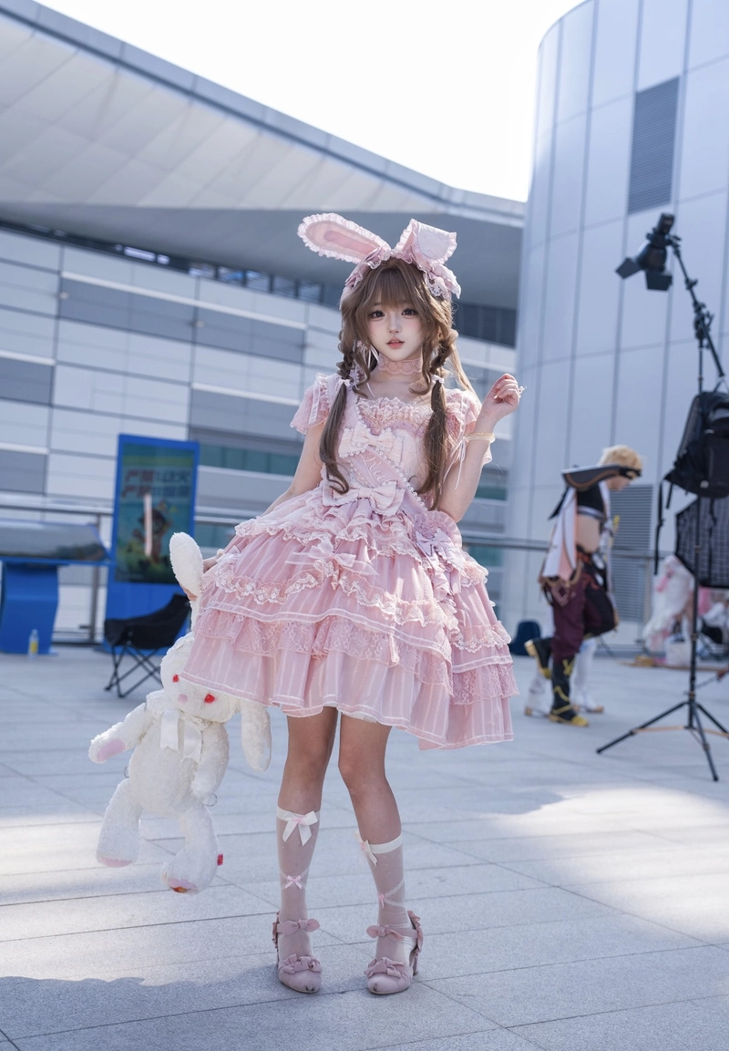 ảnh gái xinh cosplay thỏ mang nét hiện đại