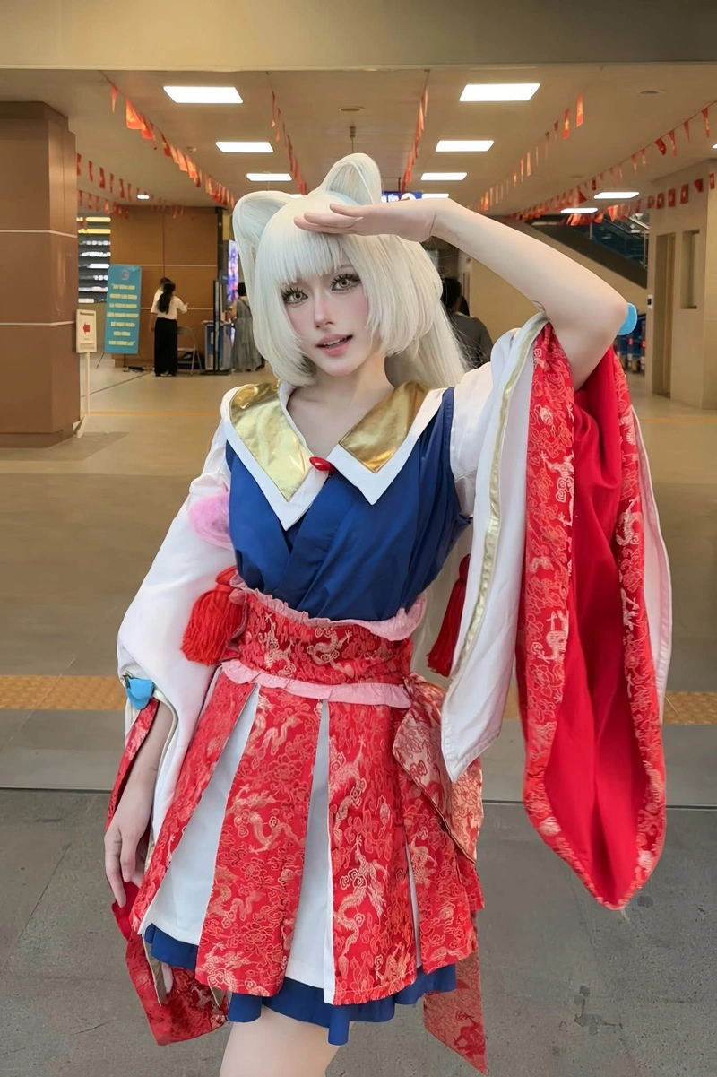 ảnh nguyễn thị hà vi cosplay mang phong cách anime đẹp mắt