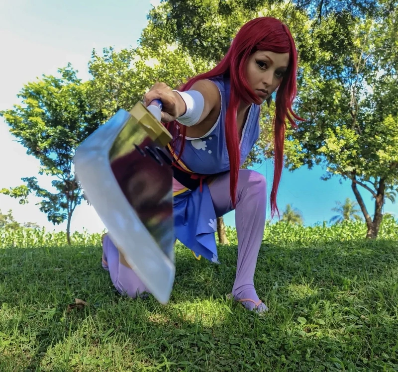 gái đẹp cosplay erza trong những khung hình đẹp mắt