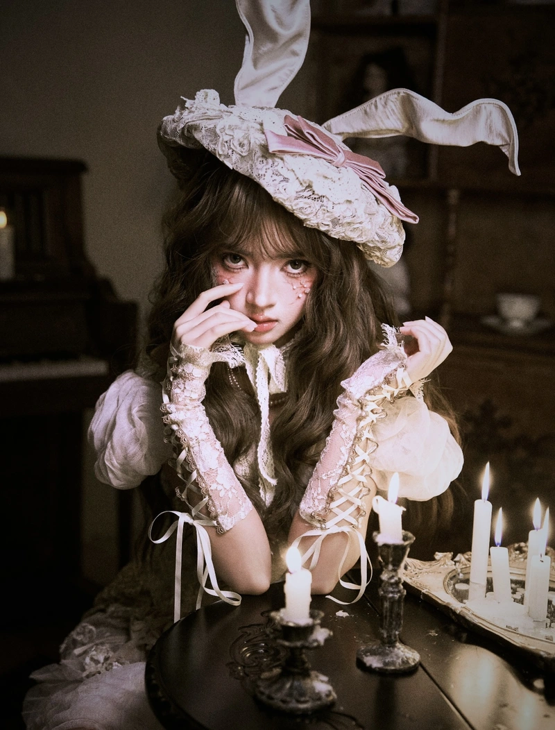 gái đẹp cosplay thỏ mang vẻ đẹp u tối