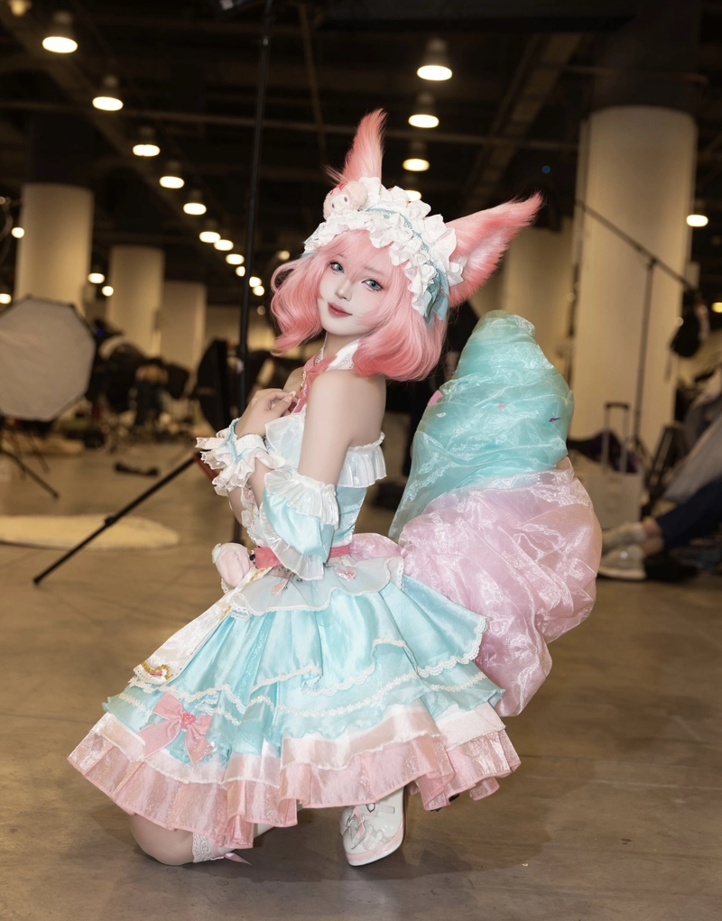 gái xinh cosplay cáo trong bộ ảnh dễ thương khó cưỡng