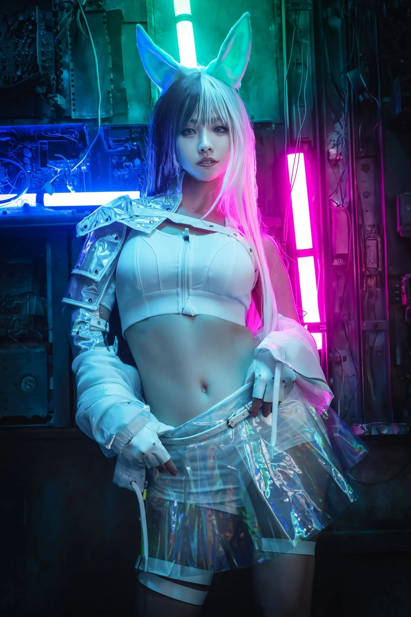 hình gái xinh cosplay thỏ mang vẻ đẹp ngọt ngào